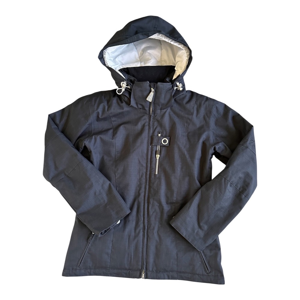 Obermeyer Tara Jacket Black Insulated Ski Snowboard Coat Removable Hood Womens 4